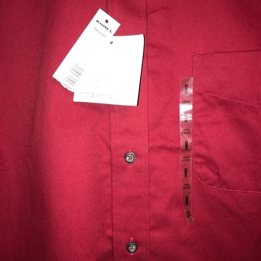 NWT Croft & Barrow Long Sleeve Dress Shirt